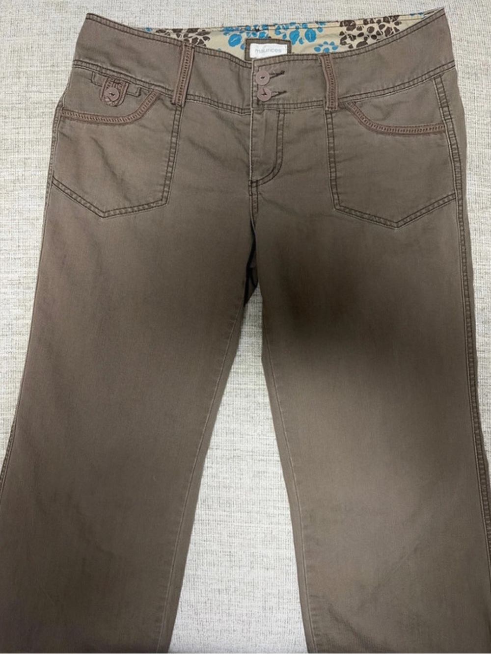 Vintage Maurices low-rise pants